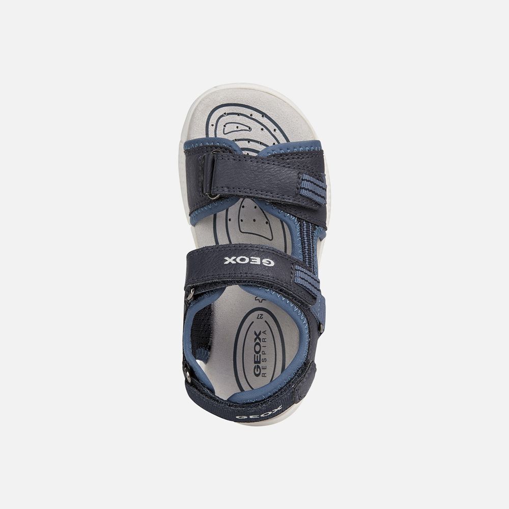 Sandales Geox Alben - Bleu Marine - Garcon 453091-OBU